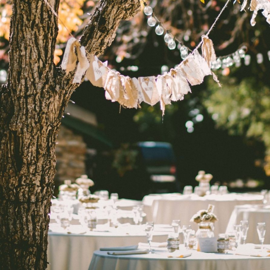 Garden Table Cloths Hire Surrey